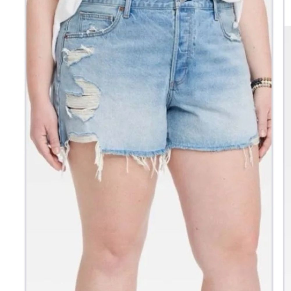 NWT Universal Thread Mid-Rise 90s Baggy Shorts size 22